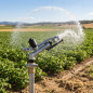 Canon d'irrigation K1 | Arroseur agricole circulaire à 360° | Embouts femelles 1 1/4" | Canons d'irrigation de 15 à 23 m