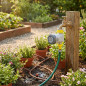 Programmatore di Irrigazione Manuale Click&Go | Timer di Irrigazione Regolabile per Giardino | Controllo dell'Acqua da 1 a 120 M