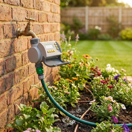 Programador de riego automático Temporizador para grifo | Programador de grifo de riego de jardin