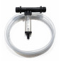 Inyector de fertilizante venturi 25Ø 3mm con caudalimetro | Caudal máximo riego 588 l/h y abono 40 litros a 3 bar