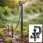 360° drehbarer Mikrosprinkler für Garten und Gemüsegarten | 50er-Packung | Sprühradius bis zu 2,8 m