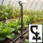 Set di 10 Microirrigatore a 180º con picchetto da 40 cm per l'irrigazione agricola