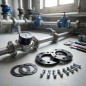 Gegenflansch-Set für Wasserzähler 100 mm