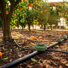 Lot de 2500 Goutteur autorégulant Netafim 8 l/h, Goutteurs d'irrigation en ligne système micro, Goutteur pour arrosage agricole