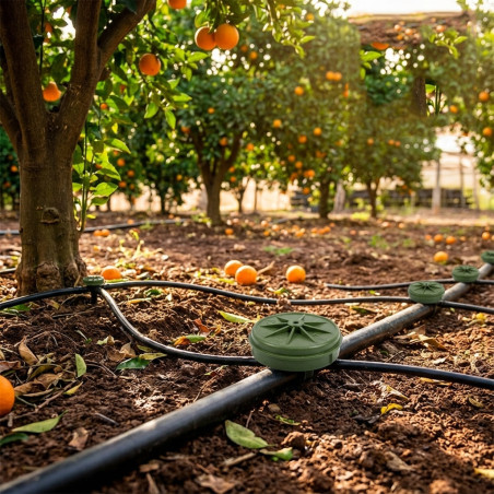 Lot de 2500 Goutteur autorégulant Netafim 8 l/h, Goutteurs d'irrigation en ligne système micro, Goutteur pour arrosage agricole