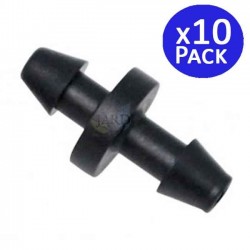 Set di 10 Capezzoli per Conduttori da 4 mm per Unire un tubo di 4,5 x 6,5 mm