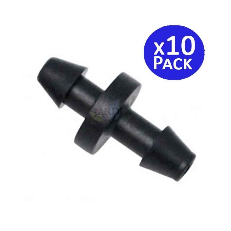 Pack 10 Enlace microtubo 4mm | Enlace recto para unir microtubo 4,5 x 6,5mm Pack 10 Enlace microtubo 4mm | Enlace recto para unir microtubo 4,5 x 6,5mm