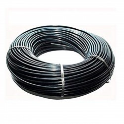 Tuyau flexible 4,5x6,5 mm noir 200 m + 100 Tétines pour conducteurs de 4 mm