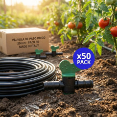 Pacote com 50 chaves de irrigação de 20 mm | Chave de gotejamento de 20 mm | Válvula de retenção de irrigação de 20 mm | Válvula