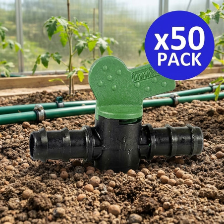 Pacote com 50 chaves de irrigação de 25 mm | Chave de gotejamento de 25 mm | Válvula de retenção de irrigação de 25 mm | Válvula