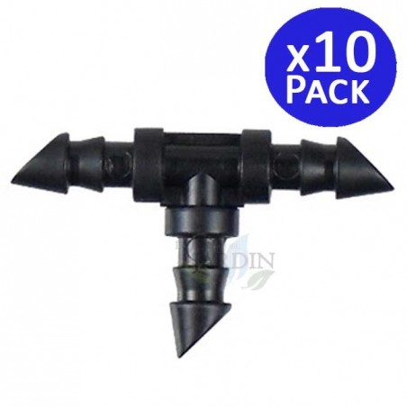 Pacote com 10 conectores de microtubos de 4 mm | Para unir microtubos de 4,5 x 6,5 mm