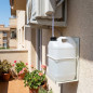 Bouteille 10 litres pour condensateur + Support mural. Utile pour la climatisation
