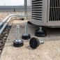 Lot de 4 Bloc d'amortissement au sol avec écrous et rondelles pour climatisation