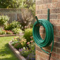 Metal support for irrigation hoses