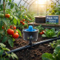 Pacote com 100 gotejadores de 2 litros para irrigação agrícola e de jardinagem - gotejadores perfurados não removíveis adequados