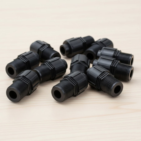 Racor Macho 3/4'' x Cinta de Riego Goteo 16mm