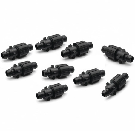 Set di 100 Nastro per irrigazione da 16 mm, collegamento alla presa | Adattatore per irrigazione a goccia