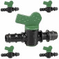 Pack of 50 Drip Irrigation Stop Valves 16mm to Tap | Drip Irrigation Stop Valve for Agricultural Irrigation