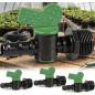 Pacote com 50 chaves de rosca macho de 20 mm x 3/4" | Válvula de irrigação por gotejamento usada para conectar tubo de 16 mm a r