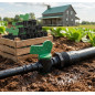 Pacote com 50 chaves de rosca macho de 20 mm x 3/4" | Válvula de irrigação por gotejamento usada para conectar tubo de 16 mm a r