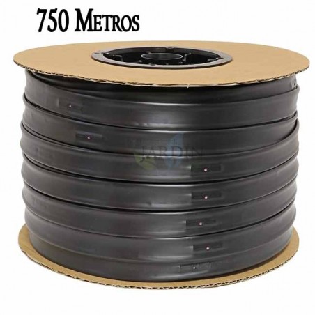 Tropfbewässerungsschlauch 16 mm, 750 Meter. Tropfer 1,16 l/h alle 20 cm. Wandstärke 8 mil