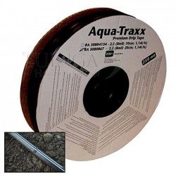 Cinta plana Riego por Goteo 16mm, Tubo riego por goteo cada 20 cm, 1000 m, Tuberia plana agricola de caudal 1,16 litros/hora