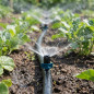 Lot de 100 Arroseur d'irrigation 90º de système de Micro-Drip, Arrosage: Tête de pulvérisation 2 a 2,8 mètres