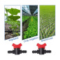 Pacote com 10 chaves de irrigação de 16 mm | Chave de gotejamento de 16 mm | Válvula de retenção de irrigação de 16 mm | Válvula