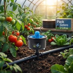 500 Stück 2 l/h Stecktropfer – Nicht zerlegbar | Für Mikroschlauch | Ideal für Garten & Agrarbewässerung