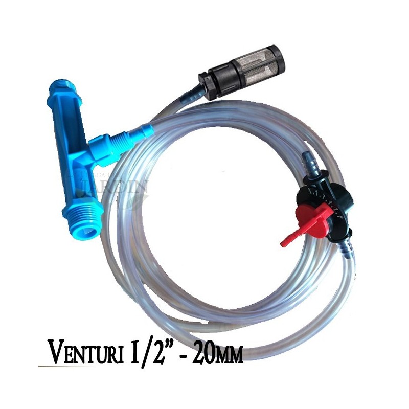 Injecteur Venturi d'engrais réglable 20Ø 1/2"