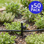 Lot de 50 diffuseurs de micro-irrigation à 360°, portée de 0 à 3 m | Diffuseur d'irrigation de jardin | Arroseur de jardin Lot de 50 diffuseurs de micro-irrigation à 360°, portée de 0 à 3 m | Diffuseur d'irrigation de jardin | Arroseur de jardin