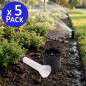 5 Stück Düsen für Rain Bird 9SST Seitenband-Bewässerungsdüsen, Reichweite 2,7 x 5,5 Meter