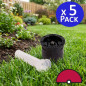 Lot de 5 Buse pour diffuseurs 180º Rain Bird 15H, portée 4,6 meters