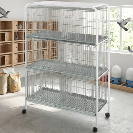 Pelechero Palomas 6 Departamentos, 108x45x175 cm - Alojamiento para Palomas