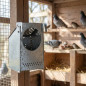 Mangeoire Pliable pour Pigeons, Oiseaux et Perdrix, 7x7,5x10 cm