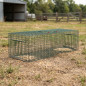 Gabbia di cattura per piccioni, gabbia trappola per animali vivi, uccelli, 103x42x32 cm