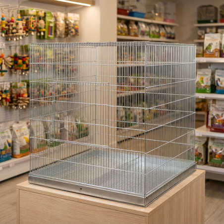 Exhibition cage parrots 98x95x101 cm