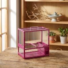 Jaula Pequeña para Pájaros, Jaula de Reclamo 23,5x13x20 cm - Jaula Ideal para Pájaros