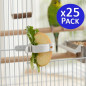 Lot de 25 Pince en plastique pour contenir des fruits, des collations, des légumes ou tout autre objet Lot de 25 Pince en plastique pour contenir des fruits, des collations, des légumes ou tout autre objet