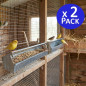 Canary sheet feeder 46 x 6 x 8 cm. 