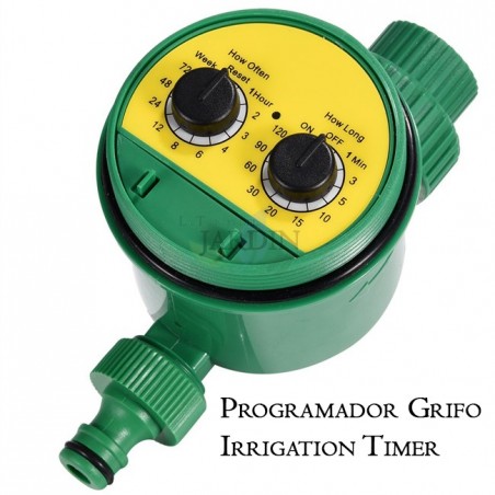 Programador de grifo Suinga | Programador de Riego para Jardin | Temporizador de riego de 1 a 120 min por horas y dias