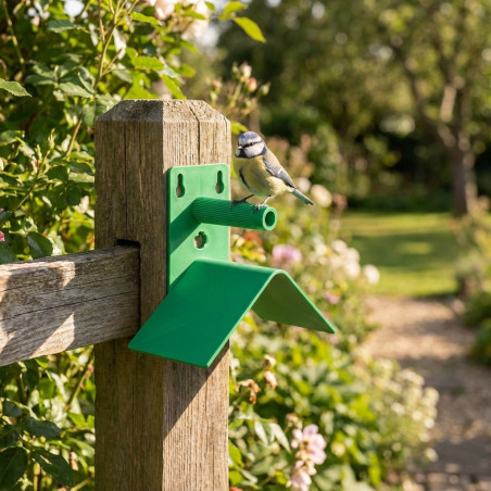 Vogelstange 10x6x9 cm, grün