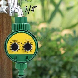 Programador de grifo Suinga | Programador de Riego para Jardin | Temporizador de riego de 1 a 120 min por horas y dias