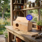 Pack 10 Nido Jaula de Madera para Pájaros, 20x10x10 cm - Nido de Madera para Pájaros