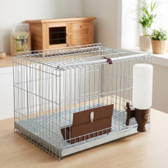 Jaula para Roedores 1 Departamento con Rejilla, 58x43x38 cm - Jaula para Hamster Roedores