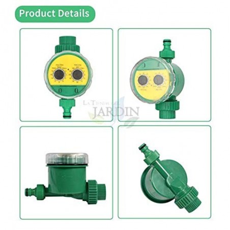 Suinga analogico timer per rubinetto da giardino da 1 a 120 min