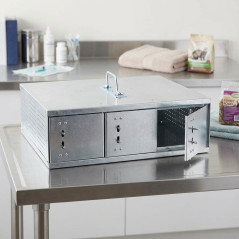 Jaula de Transporte Galvanizada 3 Departamentos para Huron, 36x30x13 cm, 2,4 Kg - Jaula para Hurones