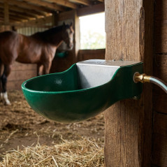 Bevitore per Bovini, Bevitore in Acciaio Inossidabile, Ciotola Automatica per Cane, Cavallo, Capra e Pecora, 20x30x12 cm