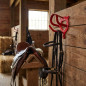 Supporto per Sella per Cavallo Rosso 10x13x9 cm