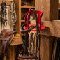 Supporto per Sella per Cavallo Rosso 10x13x9 cm